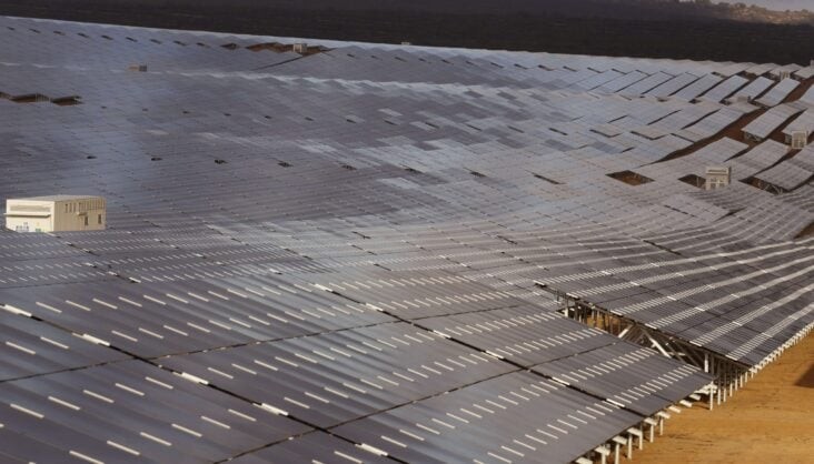 Utility scale solar farm