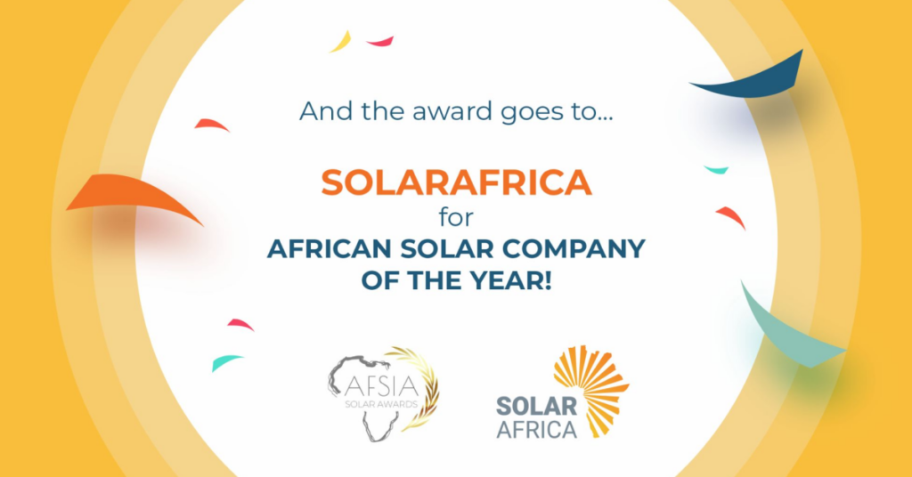 SA-based SolarAfrica recognised as best African solar company